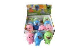 детска играчка, прасе, гумена 14 см. 3 цвята (Промоция- при покупка над 30 бр. базова цена 2,00 лв. 240 бр. в кашон )