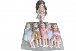 ДЕТКА играчка от пластмаса, комплект 2 кукли и аксресоари в дебел плик 31х23 см. 8089 (Промоция- при покупка над 6 бр, базова цена 5,00 лв.)