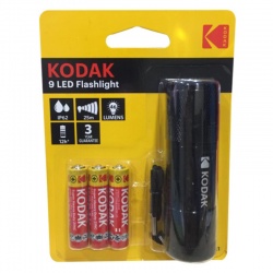 фенер KODAK 9 LED черен (12 бр. в кутия)(максимална отстъпка 10)