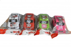 ДЕТСКА играчка от пластмаса фрикшън, автовоз с 2 колички и 2 АТВ 4 цвята 46х15 см. 9000(Промоция- при покупка над 6 бр. базова цена 7,70 лв.)