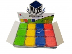 ДЕТСКА играчка от пластмаса, рубик- планети 5,7х5,7см. (6 бр. в кутия) (Промоция- при покупка над 12 бр. базова цена 2,62 лв.)