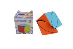 ДЕТСКА играчка от пластмаса, рубик кубче3х3 реда, образува сложна фигура на блистер 6х6см (Промоция- при покупка над 12 бр. базова цена 3,49 лв.)