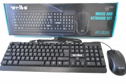 клавиатура за компютър с мишка в комплект, светещи M-350