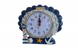 морски сувенир, часовник, мида 20х16 см. Bulgaria (2 бр. в стек)(R4)
