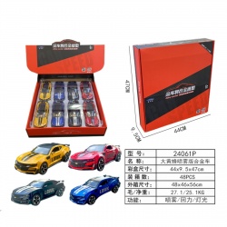 метална количка Chevrolet 1/24 отваря 4 врати и пуши 8 бр. в кутия(R2)