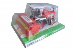 детска играчка от пластмаса, на блистер, цветна пушка с оптика и 3 стрели 2 цвята 38х17см. 0812-F