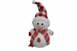 КОЛЕДНА  украса, снежен човек 30 см.(Промоция- при покупка над 3 бр. базова цена 9,00 лв.)