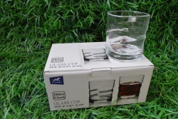 изделие от стъкло, чаши 6 бр. за уиски, око 260 мл. 8,6х9,7 см. цветна кутия (8 комплекта в кашон)