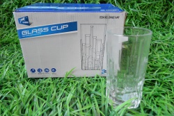 изделие от стъкло, чаши 6 бр. за топли напитки 300 мл. 8х10 см. цветна кутия (12 комплекта в кашон)