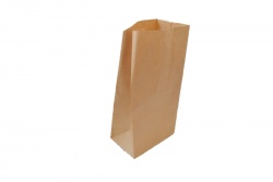 опаковъчна стока, подходяща за хранителни продукти, хартиен плик 25х12 см. (50 бр. в стек)