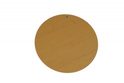 дървена дъска, кръгла 25 см. х 8 мм.
