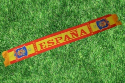спортен шал, текстилен, летен, Испания 125х15 см. (10 бр. в стек)