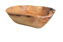 изделие, ръчно изработено от естествени материали, дървена чиния 34х36х24 см. PI-01