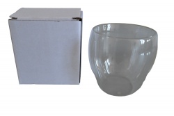 ИЗДЕЛИЕ  от стъкло, чаша, двустенна 250 ml. 8,5х7,8 см. в кутия ZY-58 (Промоция- при покупка над 12 бр.базова цена 3,19 лв.)