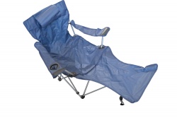 стол, тип плажен шезлонг (може да се използва като рибарски стол) тръба 16х0,08 мм. издържа 100 кг. но може да носи и повече, сгъваем, тип паяк, плътен текстил с място за чаша и калъф (R3)
