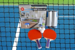 спортни стоки, мрежа за тенис на маса, разгъва се до 170 см. в кутия 2 хилки и 3 топчета TV