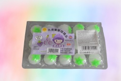 детска играчка, грозде, сменя цвета си, при различна светлина 4,5 см. силиконова (15 бр. на пластмасова кора)