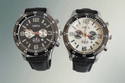 ръчен часовник, мъжки, дизайн Хамилтън 2024 черна верижка, дисплей черно/бяло