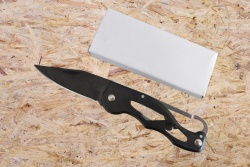 джобен нож с възможност за закачане, черен от 9 до 16 см. (12 бр. в стек)