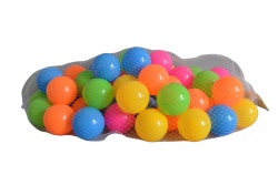 детска играчка, меко топче, гума, подскачащо 6,3 см. баскетболни топки (12 бр. в стек, оранжеви)