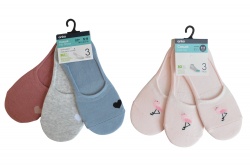 чорапи Enjoy Together дамски терлик, качествени с картинка 75 процента памук 22 процента полеамид 3 процента еластан (12 бр. в стек, различни картинки)(R1)