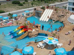 сувенир, магнитнa пластикa SUNNY BEACH GRAND HOTEL NIRVANA 8,5х5,5 см. (R4)