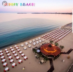 сувенир, магнитнa пластикa SUNNY BEACH HOTEL HEAVAN двуизмерен 8,5х5,5 см. (R4)