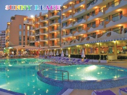 сувенир, магнитнa пластикa SUNNY BEACH HOTEL GRENADA двуизмерен 8,5х5,5 см. (R4)