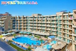 сувенир, магнитнa пластикa SUNNY BEACH HOTEL ZENITH двуизмерен 8,5х5,5 см. (R4)