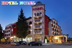 сувенир, магнитнa пластикa SUNNY BEACH HOTEL HOTEL BLUE PURL двуизмерен 8,5х5,5 см. (R4)