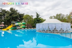 сувенир, магнитнa пластикa SUNNY BEACH Hotel Coliseum двуизмерен 8,5х5,5 см. (R4)