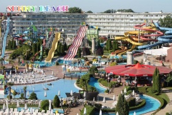 сувенир, магнитнa пластикa SUNNY BEACH BEACH AQUA NAVIS двуизмерен 8,5х5,5 см. (R4)