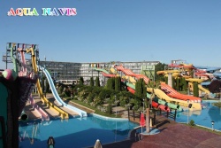 сувенир, магнитнa пластикa SUNNY BEACH  HOTEL Globus двуизмерен 8,5х5,5 см. (R4)