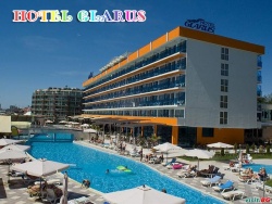 сувенир, магнитнa пластикa SUNNY BEACH  HOTEL Globus двуизмерен 8,5х5,5 см. (R4)