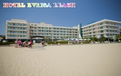 сувенир, магнитнa пластикa SUNNY BEACH HOTEL HOTEL EVRICA BEACH двуизмерен 8,5х5,5 см. (R4)