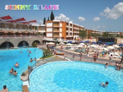 сувенир, магнитнa пластикa SUNNY BEACH Hotel Tarsis двуизмерен 8,5х5,5 см. (R4)