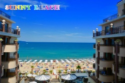 сувенир, магнитнa пластикa SUNNY BEACH Hotel Laguna park, Aqua club двуизмерен 8,5х5,5 см. (R4)