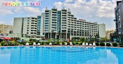 сувенир, магнитнa пластикa SUNNY BEACH Hotel Melia двуизмерен 8,5х5,5 см. (R4)