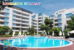 сувенир, магнитнa пластикa SUNNY BEACH EXELSIOR HOLIDAY двуизмерен 8,5х5,5 см. (R4)