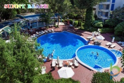 сувенир, магнитнa пластикa SUNNY BEACH HOTEL GOLD PEARL двуизмерен 8,5х5,5 см. (100 бр. в стек)(R4)