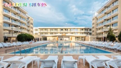 сувенир, магнитнa пластикa SUNNY BEACH GARDEN NEVIS двуизмерен 8,5х5,5 см. (R4)