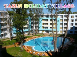 сувенир, магнитнa пластика SUNNY BEACH YASEN HOLIDAY VILLAGE двуизмерен 8,5х5,5 см. (R4)