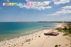 сувенир, магнитнa пластикa SUNNY BEACH Hotel Laguna park, Aqua club двуизмерен 8,5х5,5 см. (R4)