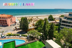 сувенир, магнитнa пластикa  SUNNY BEACH HOTEL KOTVA двуизмерен 8,5х5,5 см. (R4)