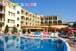 сувенир, магнитнa пластикa SUNNY BEACH HOTEL HVD Club Bor двуизмерен 8,5х5,5 см. (R4)