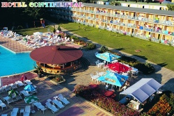 сувенир, магнитнa пластикa SUNNY BEACH Hotel Continental двуизмерен 8,5х5,5 см. (R4)