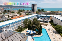 сувенир, магнитнa пластикa SUNNY BEACH Hotel Gallery двуизмерен 8,5х5,5 см. (R4)