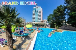 сувенир, магнитнa пластикa SUNNY BEACH  Hotel Astoria двуизмерен 8,5х5,5 см. (R4)