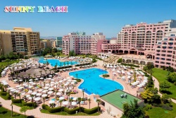 сувенир, магнитнa пластикa SUNNY BEACH Hotel Admiral Plaza двуизмерен 8,5х5,5 см. (R4)