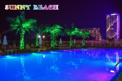 сувенир, магнитнa пластикa SUNNY BEACH Hotel Evropa двуизмерен 8,5х5,5 см. (R4)